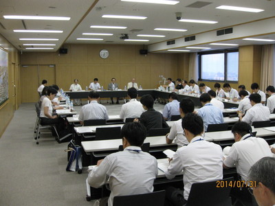 7月31日　魚沼基幹病院の２つの会議