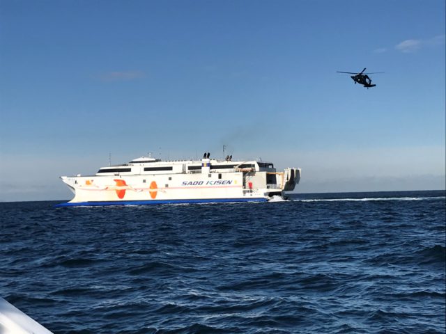 11月16日　旅客船事故対応訓練
