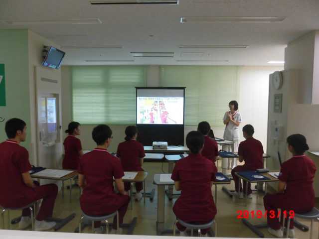 ３月１５日　看護学生、助産師学生インターンシップ　ようこそ魚沼基幹病院に　４回３０数名受入れ